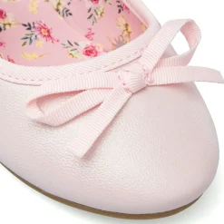 Ballerine rosa da Bambina con fiocco e cinturino Le scarpe di Alice