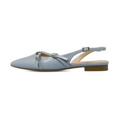 Ballerine slingback da donna azzurre Lora Ferres con fibbie
