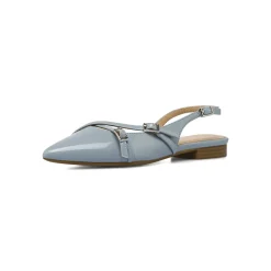 Ballerine slingback da donna azzurre Lora Ferres con fibbie
