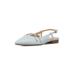 Ballerine slingback Mary Jane azzurre da Donna con fibbie Lora Ferres