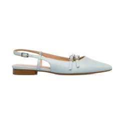 Ballerine slingback Mary Jane azzurre da Donna con fibbie Lora Ferres