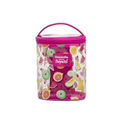 Beauty Case Camomilla Milano Donna Trasparente Fantasia Tropical