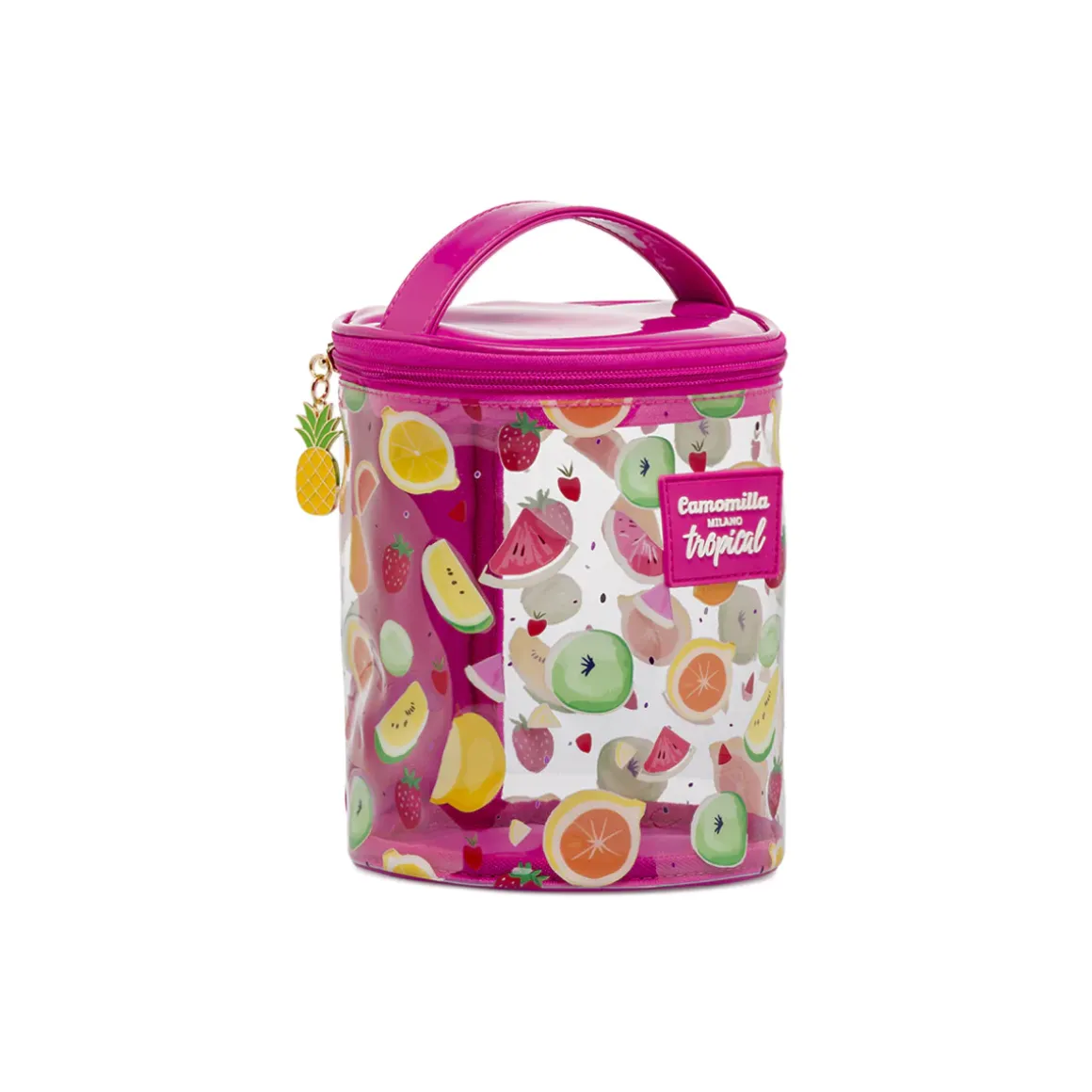 Beauty Case Camomilla Milano Donna Trasparente Fantasia Tropical
