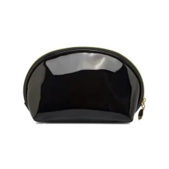Beauty case da Donna nero lucido con ricamo Make up Camomilla