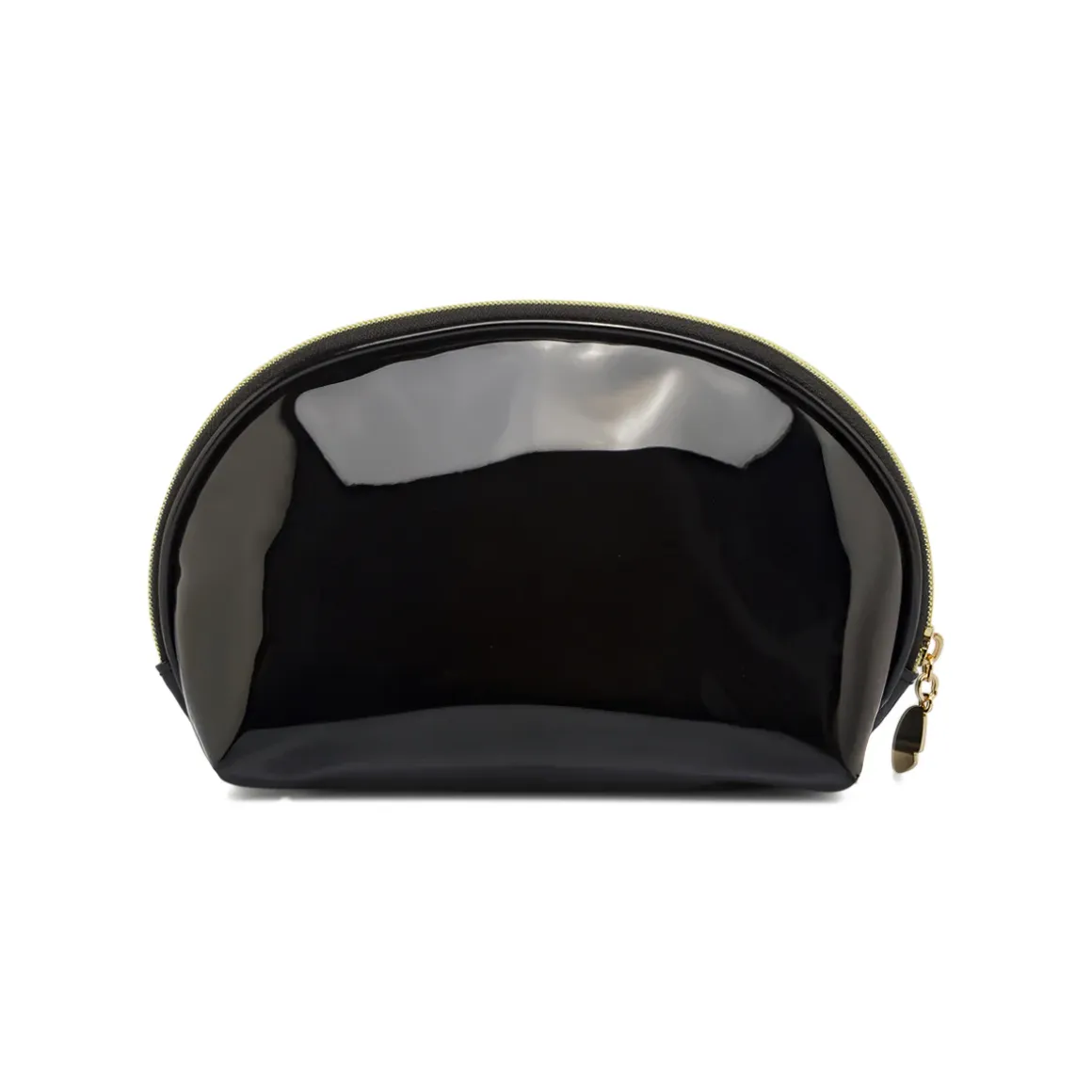 Beauty case da Donna nero lucido con ricamo Make up Camomilla
