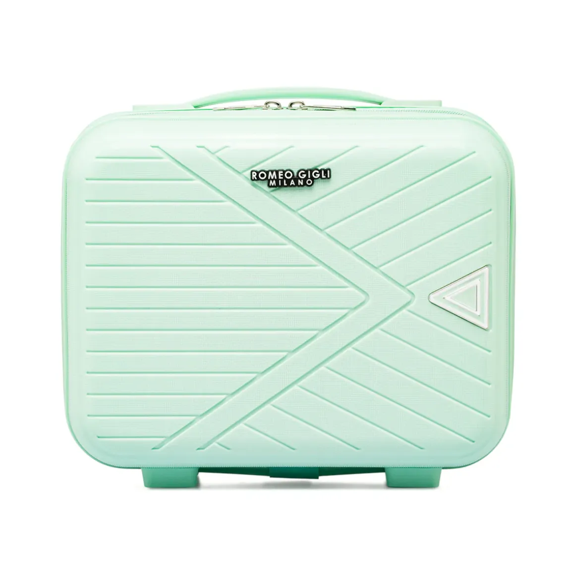 Beauty case da viaggio rigido con attacco trolley Romeo Gigli Milano