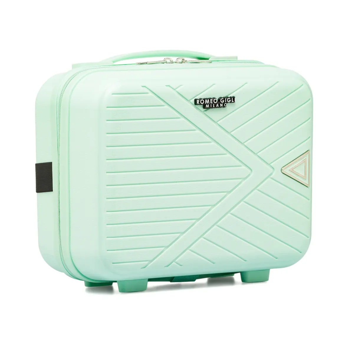 Beauty case da viaggio rigido con attacco trolley Romeo Gigli Milano
