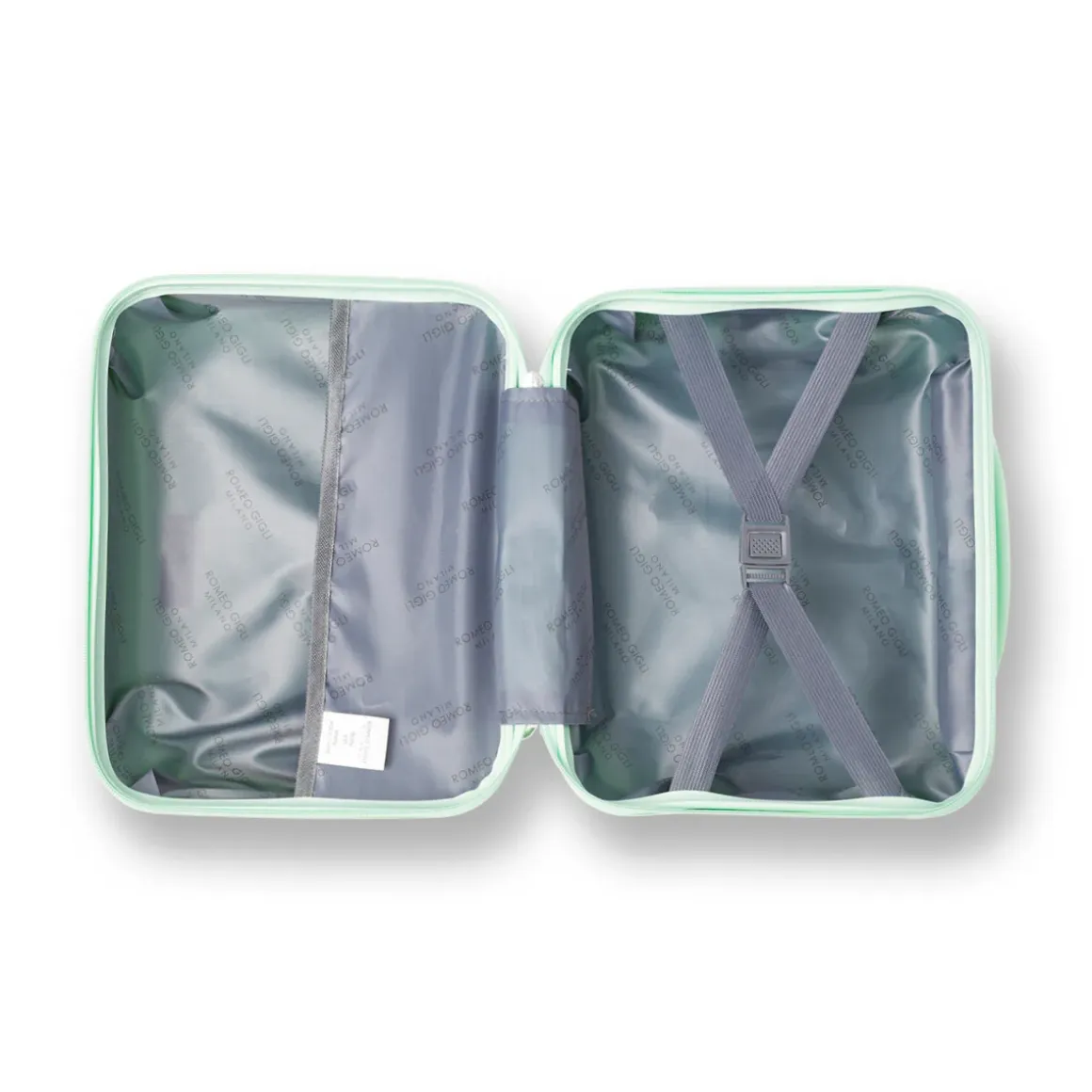 Beauty case da viaggio rigido con attacco trolley Romeo Gigli Milano