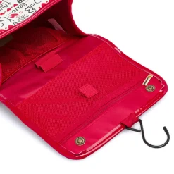 Beauty case Donna Bianco con stampa cuori e chiusura velcro Camomilla