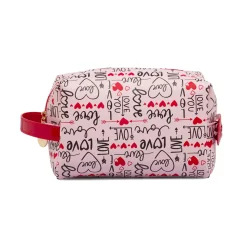 Beauty case Donna Rosa con stampa Love con fiocco rosso Camomilla