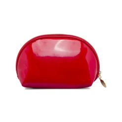 Beauty case Donna rosso effetto vernice con stampa lipstick Camomilla