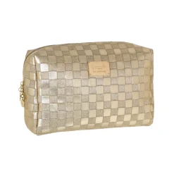 Beauty case dorato da Donna con logo Camomilla Milano