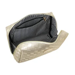 Beauty case dorato da Donna con logo Camomilla Milano