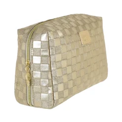 Beauty case dorato da Donna con logo Camomilla Milano