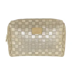 Beauty case dorato da Donna con logo Camomilla Milano