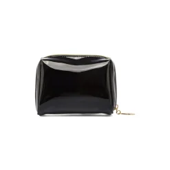 Beauty case Nero Donna effetto vernice con scritta Make up Camomilla