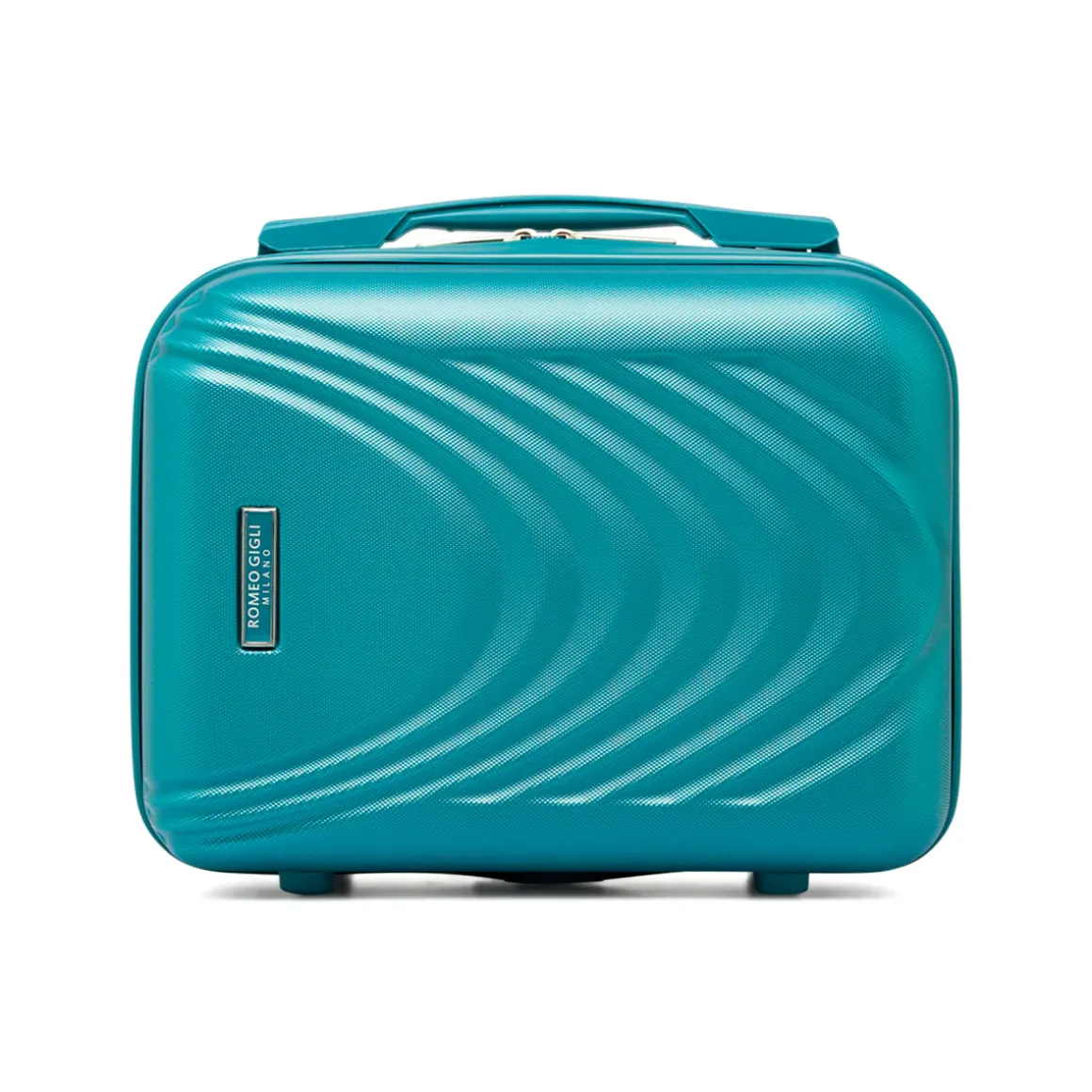 Beauty case rigido Boarding bag verde ottanio Romeo Gigli Milano
