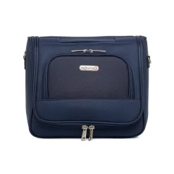 Beauty necessaire grande da viaggio blu in tessuto Govago