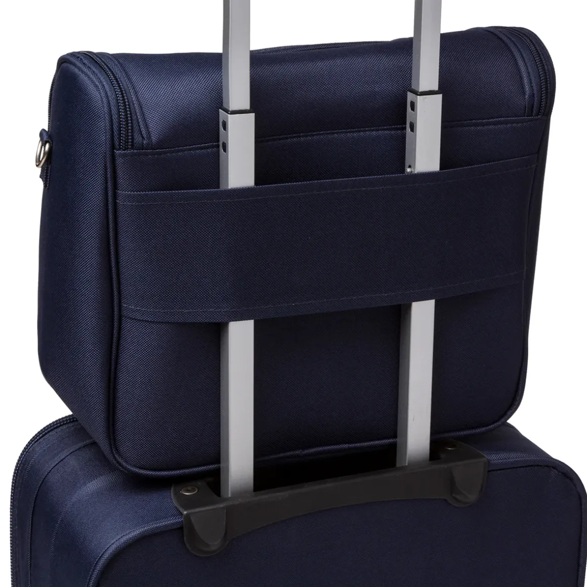 Beauty necessaire grande da viaggio blu in tessuto Govago