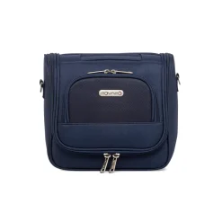 Beauty necessaire piccolo da viaggio blu in tessuto Govago