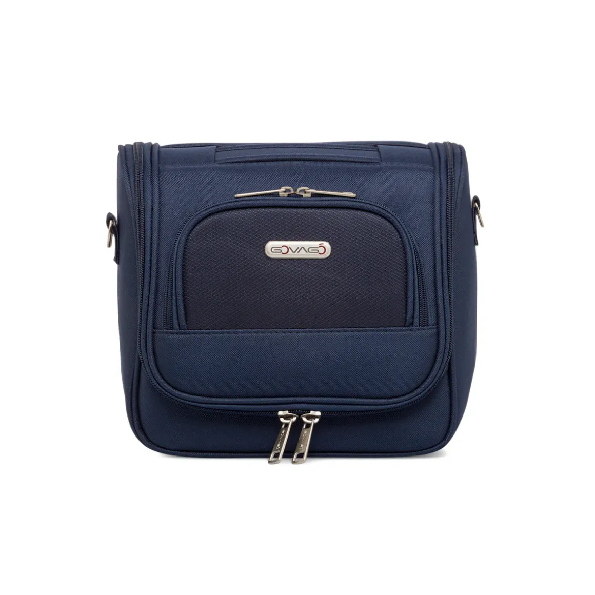 Beauty necessaire piccolo da viaggio blu in tessuto Govago