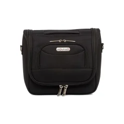 Beauty necessaire piccolo da viaggio nero in tessuto Govago