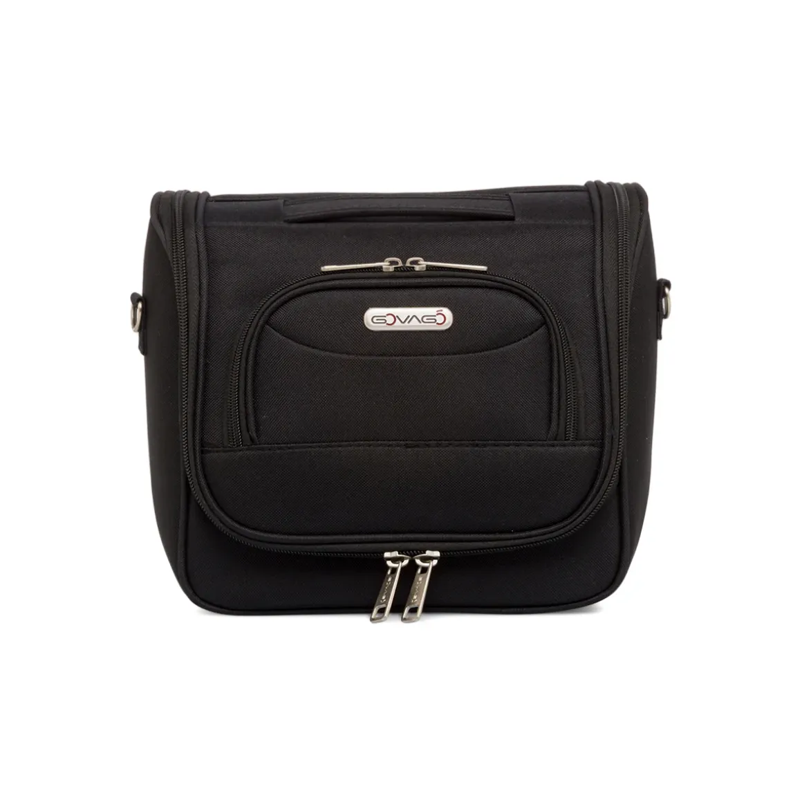 Beauty necessaire piccolo da viaggio nero in tessuto Govago