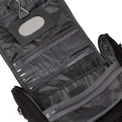 Beauty necessaire piccolo da viaggio nero in tessuto Govago
