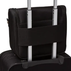 Beauty necessaire piccolo da viaggio nero in tessuto Govago
