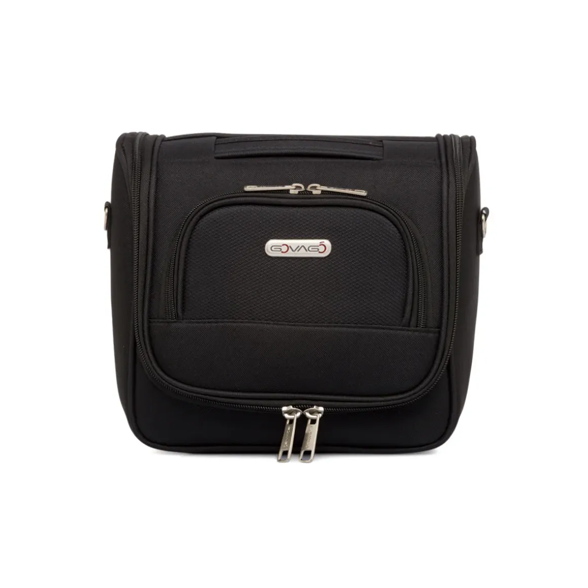 Beauty necessaire piccolo da viaggio nero in tessuto Govago
