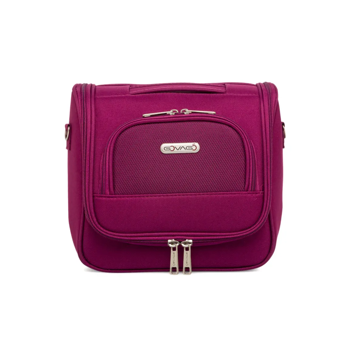 Beauty necessaire piccolo da viaggio viola in tessuto Govago