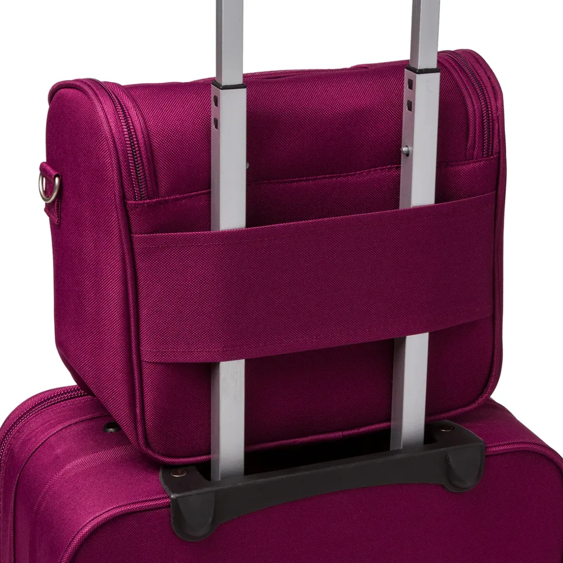 Beauty necessaire piccolo da viaggio viola in tessuto Govago