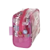 Beauty viaggio trasparente rosa con stampe grafiche Camomilla Milano