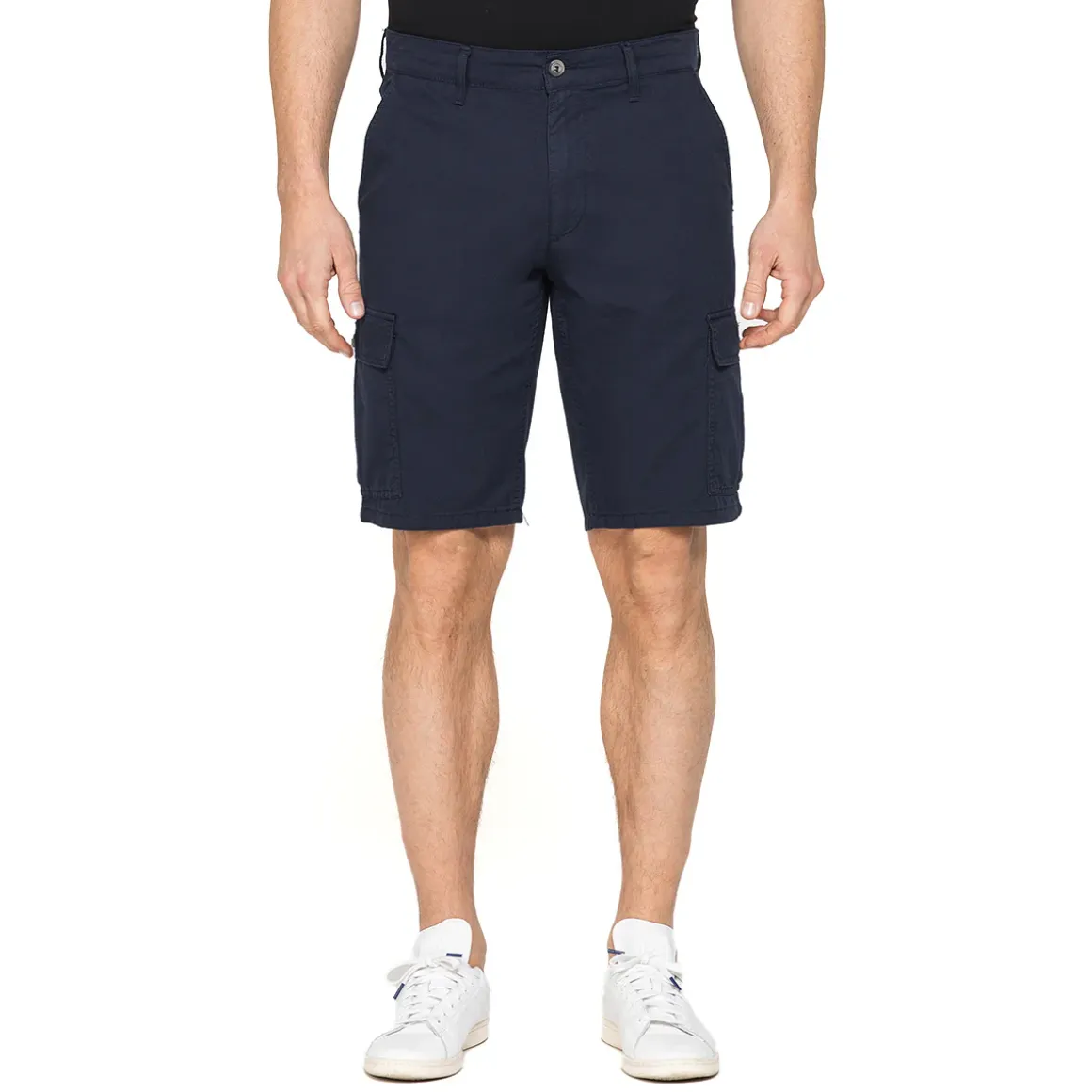 Bermuda cargo blu da Uomo con pratici tasconi laterali Carrera Jeans