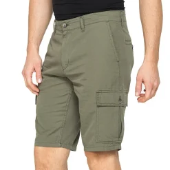Bermuda cargo da Uomo verdi militare con tasconi Carrera Jeans
