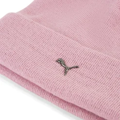 Berretto unisex rosa Puma con logo in metallo
