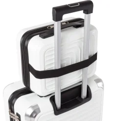 Boarding bag bianca rigida per voli low cost Romeo Gigli Milano