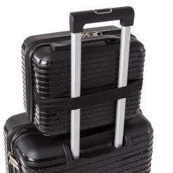 Boarding bag nera rigida per voli low cost Romeo Gigli Milano