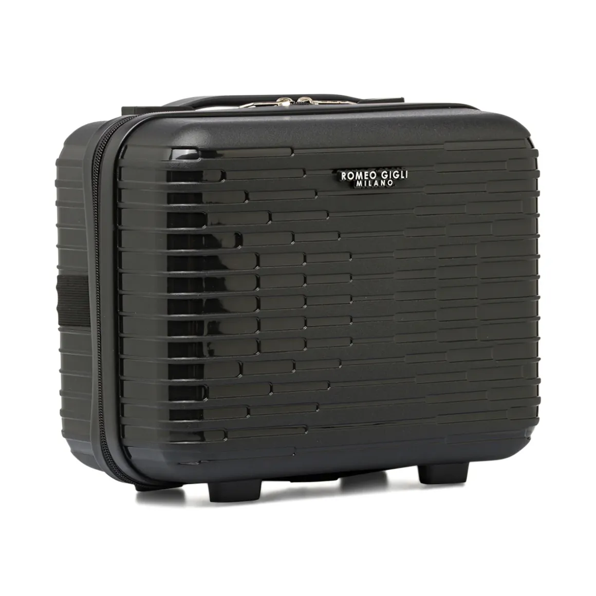 Boarding bag nera rigida per voli low cost Romeo Gigli Milano