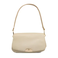 Borsa a mano beige da Donna con logo in metallo Carrera Jeans