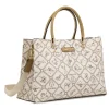 Borsa a mano da Donna beige con manici borchiati Giulia Pieralli