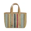 Borsa a mano da Donna multicolore effetto paglia Lora Ferres