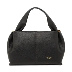 Borsa a Mano da Donna Nera con Manico Imbottito Swish Jeans