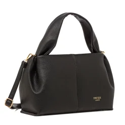 Borsa a Mano da Donna Nera con Manico Imbottito Swish Jeans