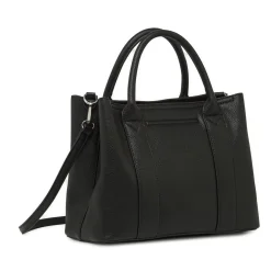 Borsa a mano da donna nera Lora Ferres in similpelle con tracolla