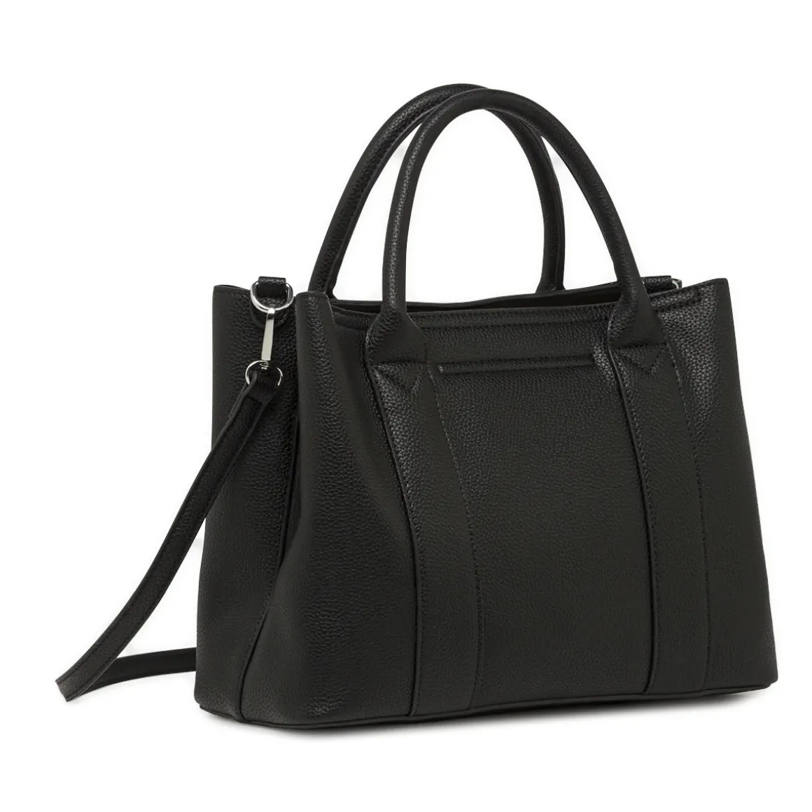 Borsa a mano da donna nera Lora Ferres in similpelle con tracolla