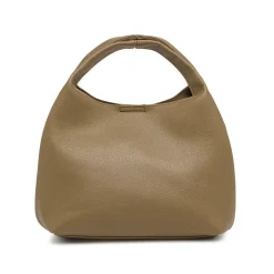 Borsa a mano da donna taupe con design morbido Lora Ferres