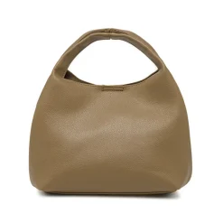 Borsa a mano da donna taupe con design morbido Lora Ferres