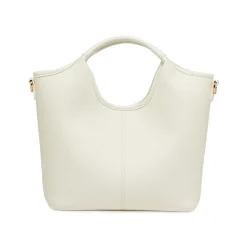 Borsa a mano donna bianco off white Lora Ferres con tracolla rimovibile