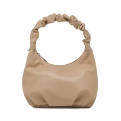 Borsa a mano Lora Ferres da donna taupe con manico arricciato